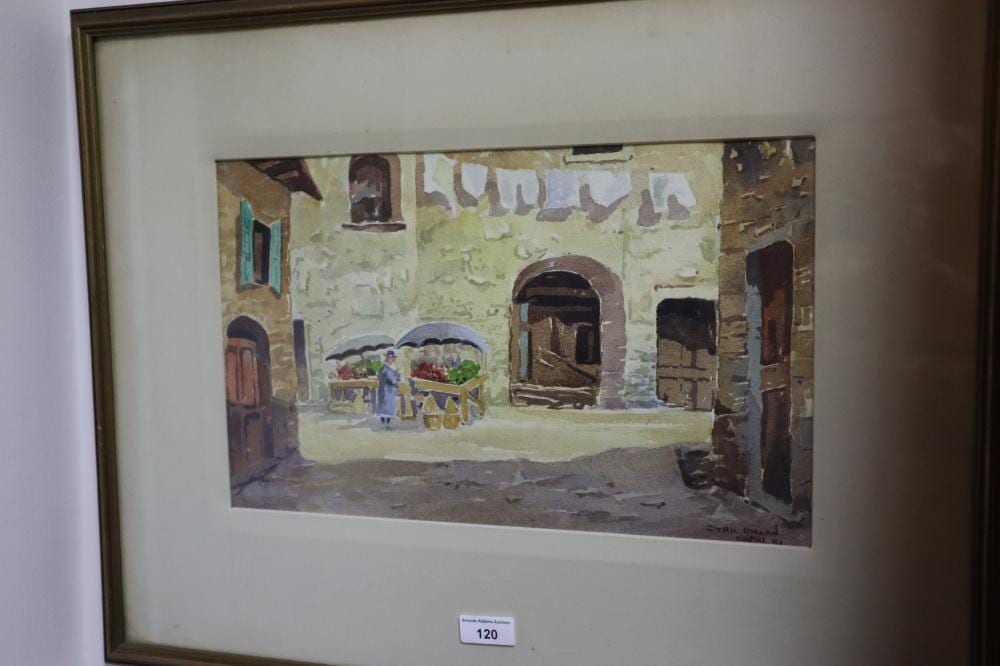 Cyril Dillon comparable auction result: cyril dillon australian 1883 1974 street in cap