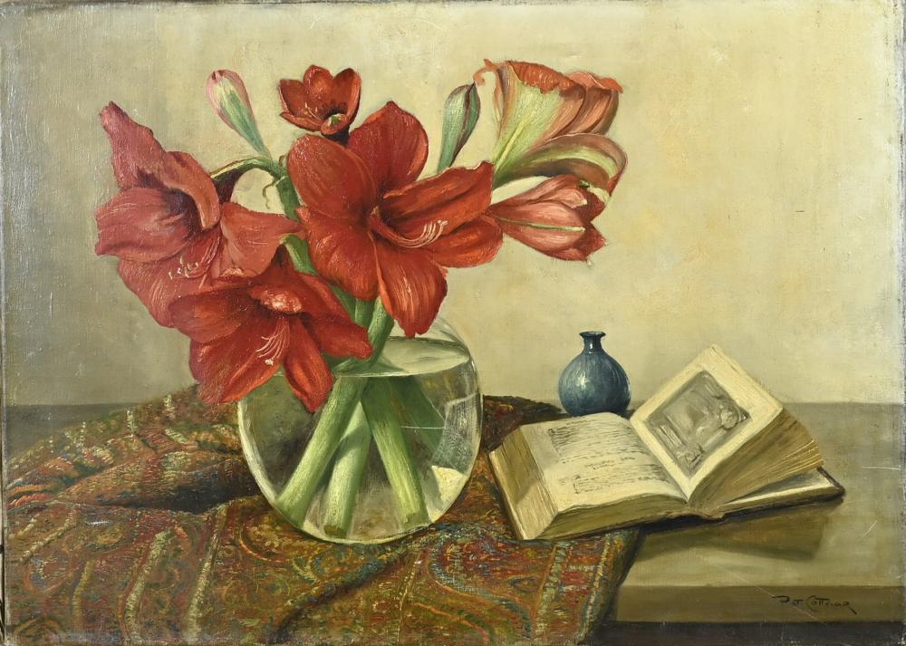 Petrus Johannes Maria Cottaar comparable auction result: piet cottaar still life