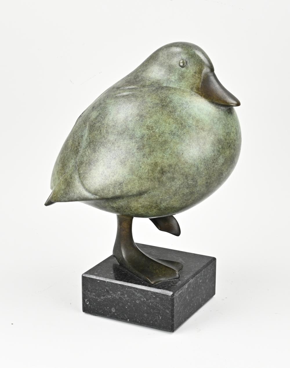 Evert den Hartog comparable auction result: bronze duck by evert den hartog