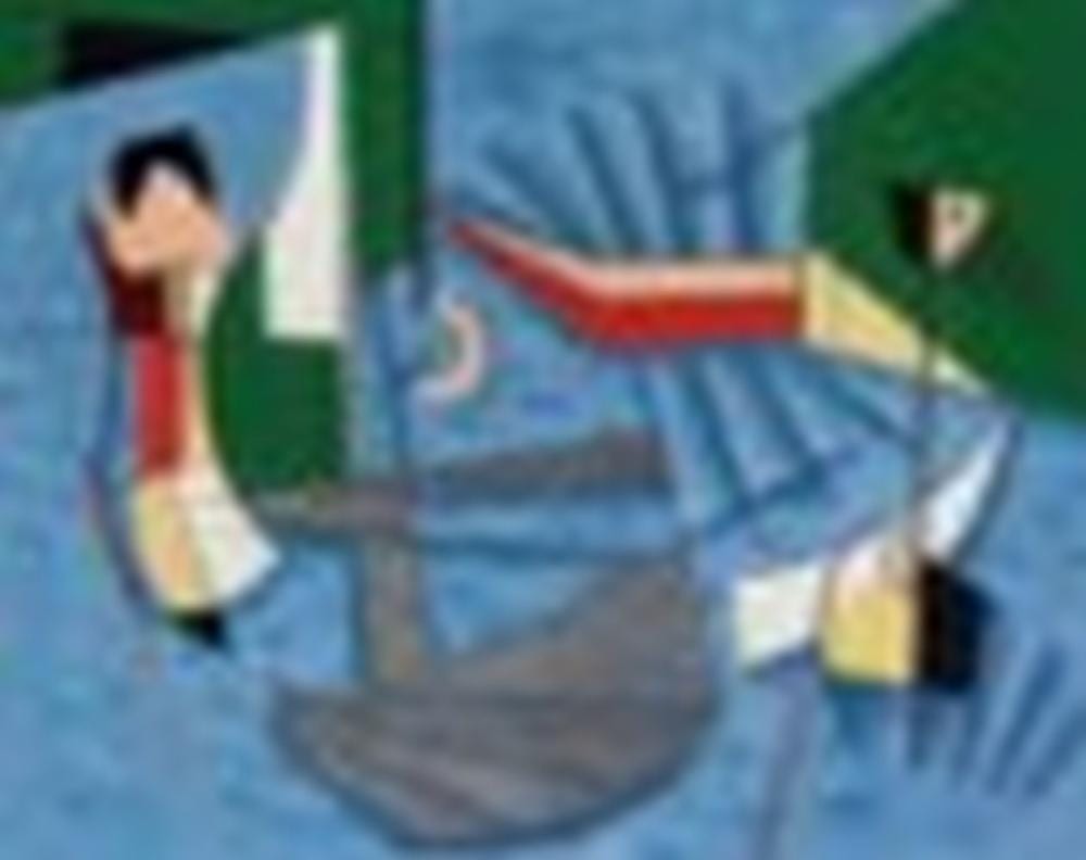 George Lovett Kingsland Morris comparable auction result: george lovett kingsland morris 1905 1975 raft on the lake oil on canvas 2