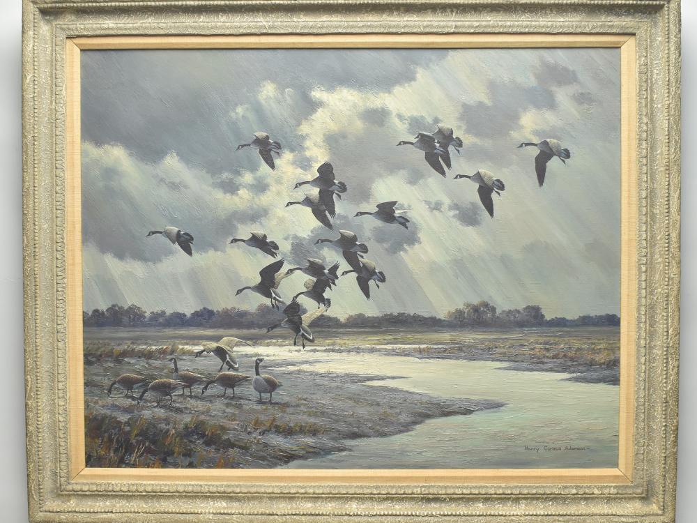 Harry Curieux Adamson comparable auction result: harry curieux adamson 1916 2012 oil on canvas