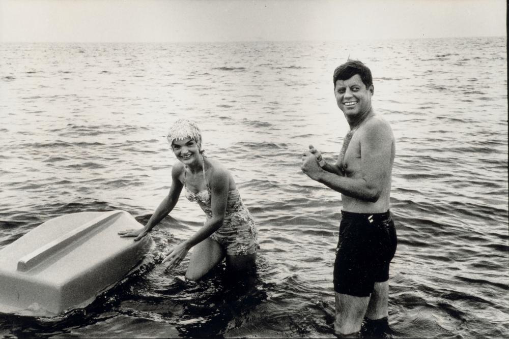 Jacques Lowe comparable auction result: jacques lowe 1930 2001 president john f kennedy and jacqueline kennedy nantucket bay