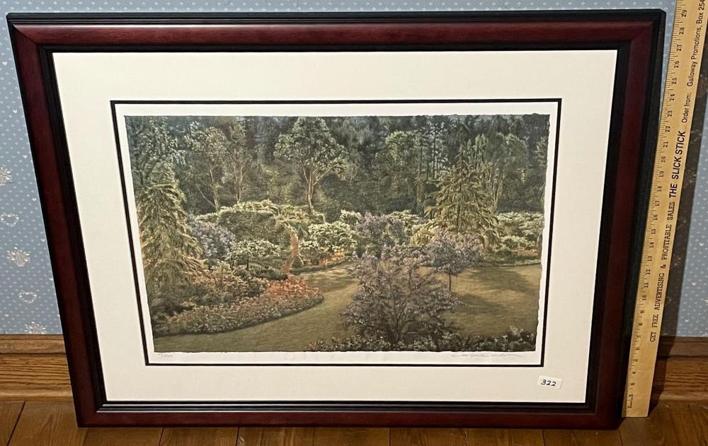 Carson Gladson comparable auction result: carson gladson american 20th century tree group ii limited edition 711 950 signed lithograph framed
