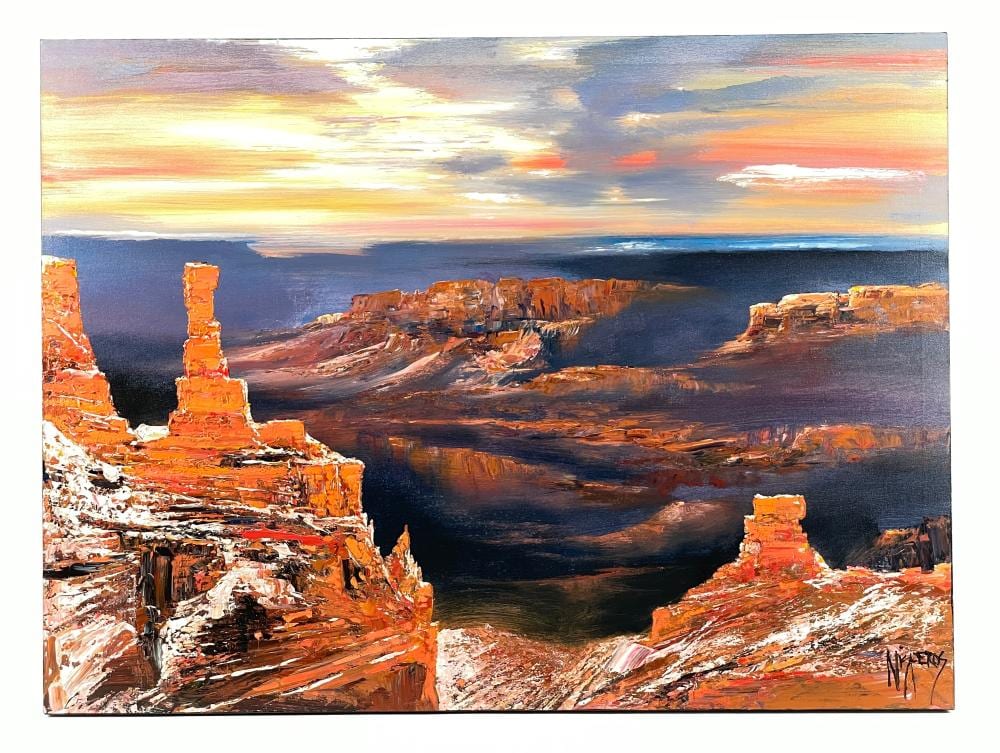 michael nisperos grand canyon oil on canvas · Bradford's · 2023-04-30 Michael Nisperos comparable auction result: michael nisperos grand canyon oil on canvas