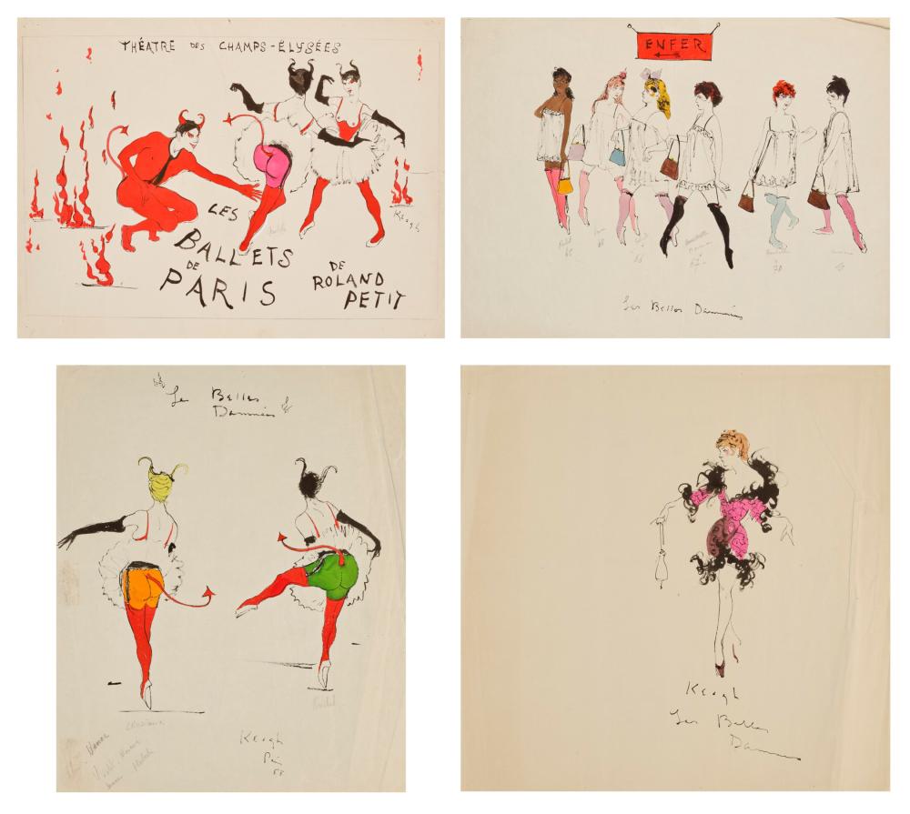 Tom Keogh comparable auction result: tom keogh 1921 1980 projets d affiche et de costumes pour les belles da