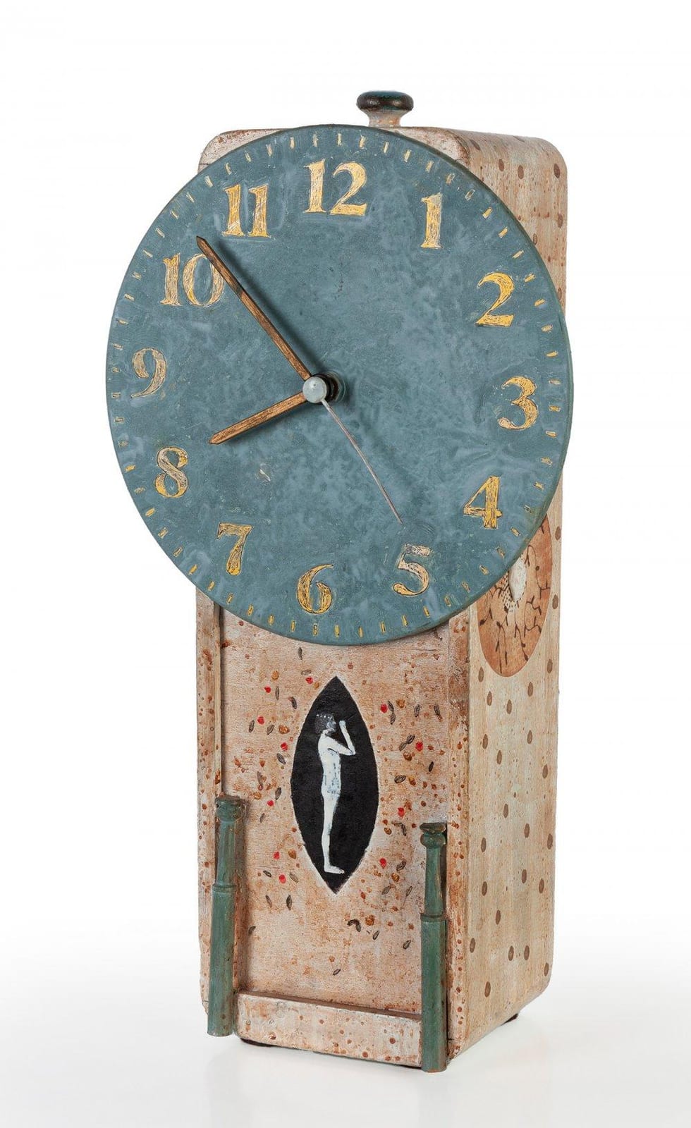 Teresa Gancedo comparable auction result: teresa gancedo le n 1937 untitled assemblage with wood and clock