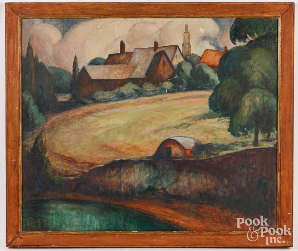 Yarnall Abbott comparable auction result: yarnall abbott american 1870 1938