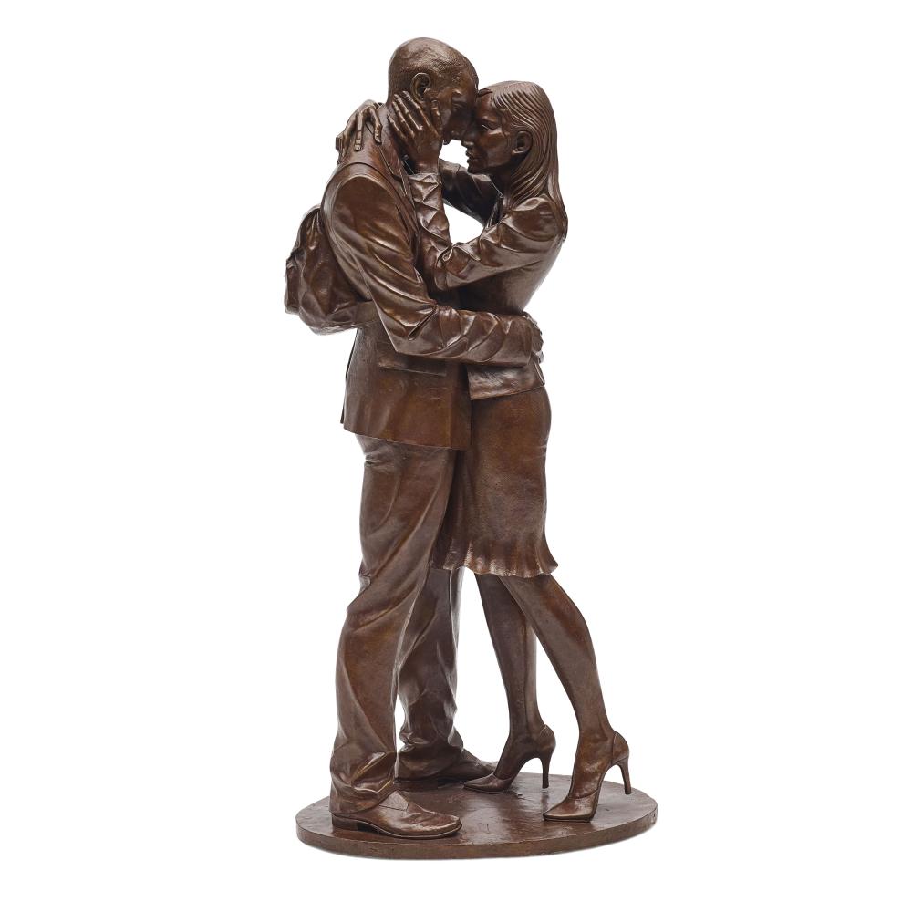 Paul Day comparable auction result: paul day b 1967 the meeting place 2006 10 this work is number five from the edition of eight cast by the barth l my art foundry france