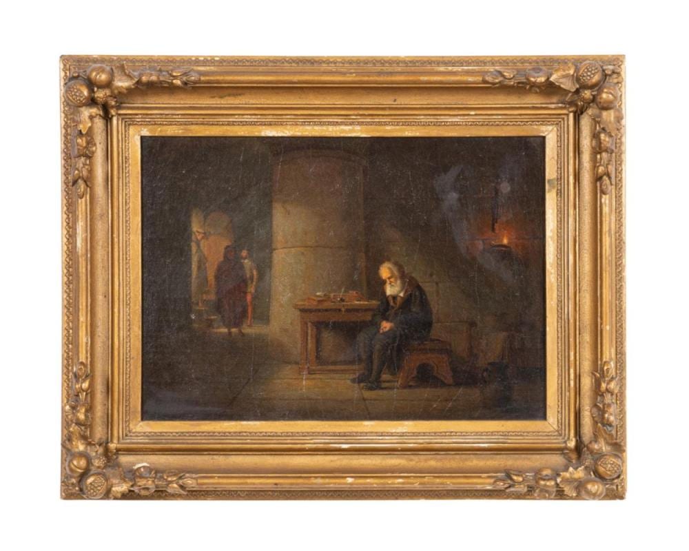 John Carlin comparable auction result: john carlin galileo in prison 1867 oil