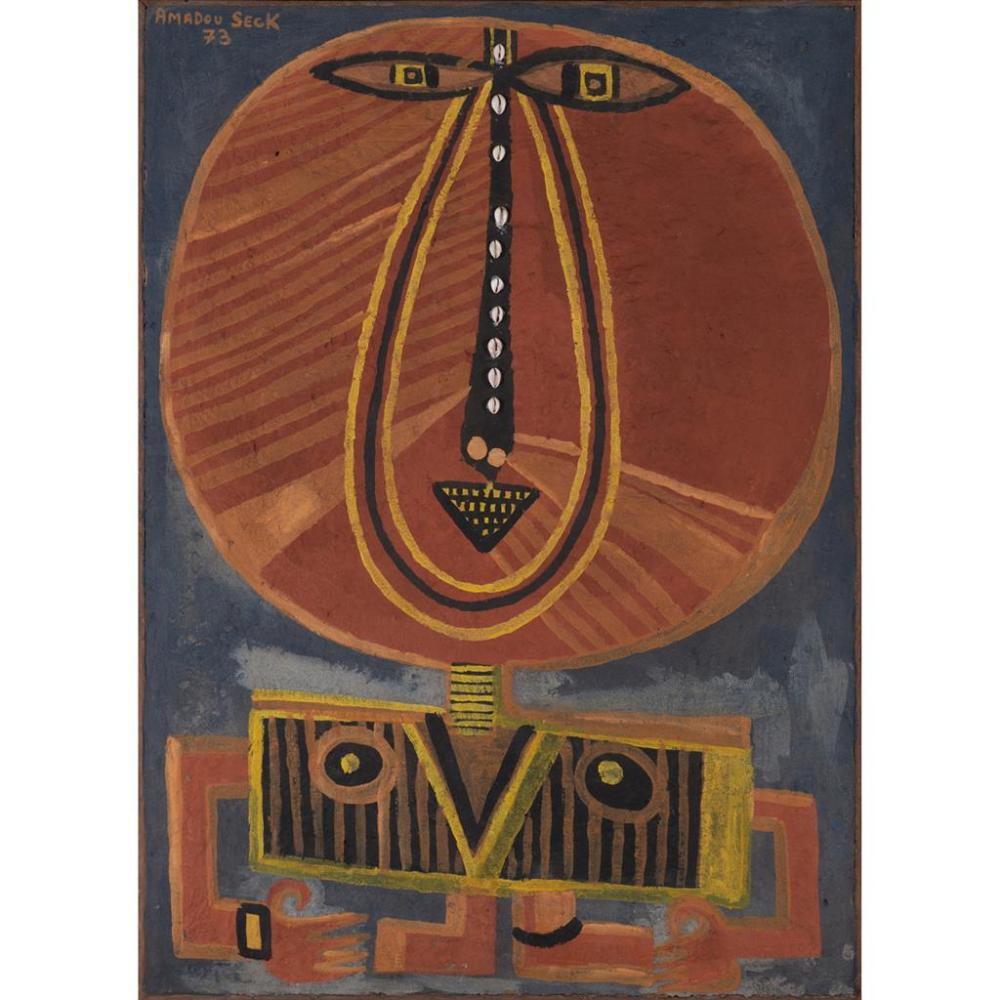? Amadou Seck comparable auction result: amadou seck b 1950 senegal untitled ashanti doll 1973