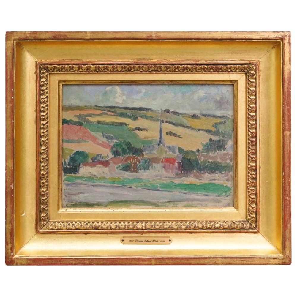 Gilbert White comparable auction result: thomas gilbert white american 1877 1939 oil on panel painting