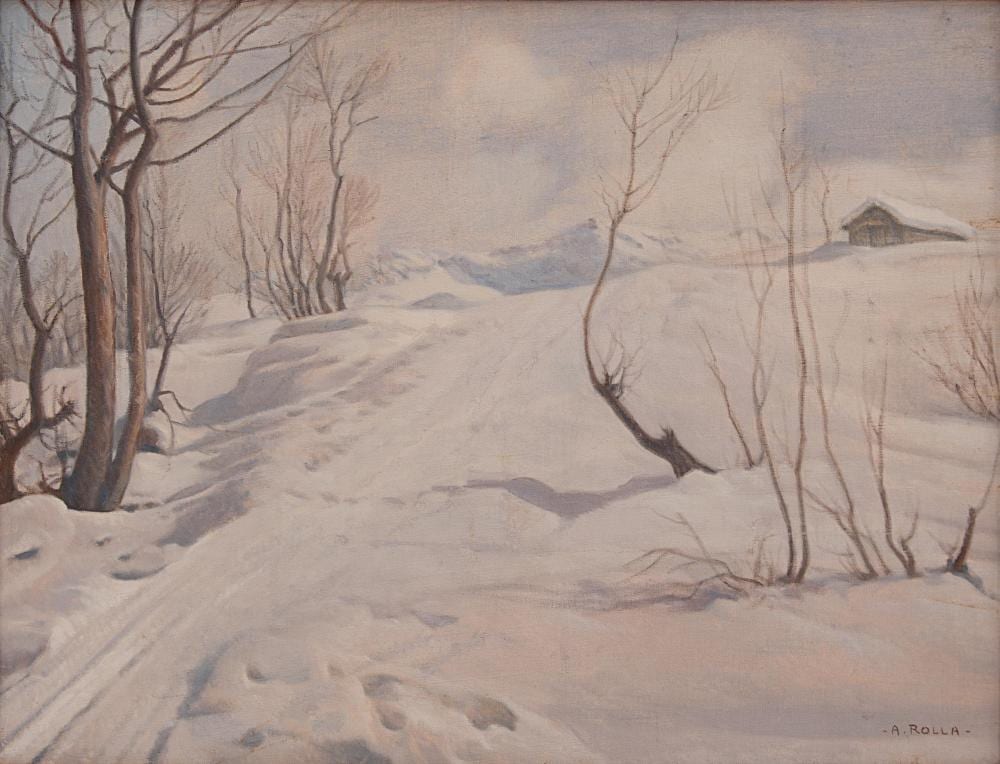 Adolfo Rolla comparable auction result: adolfo rolla neve alta alpe di mera