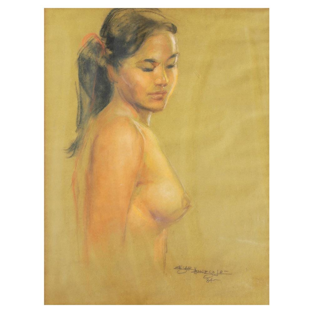 Cesar Amorsolo comparable auction result: cesar amorsolo 1903 1988 nude