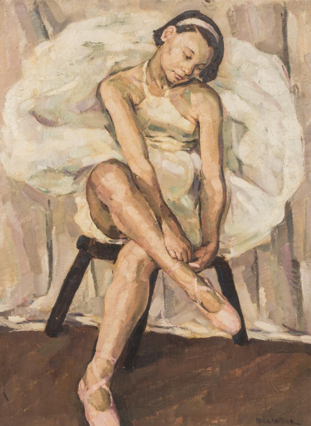 marguerite antoine 1907 1988 a ballerina oil on canvas · Coronari Auctions · 2023-04-20 Marguerite Antoine comparable auction result: marguerite antoine 1907 1988 a ballerina oil on canvas