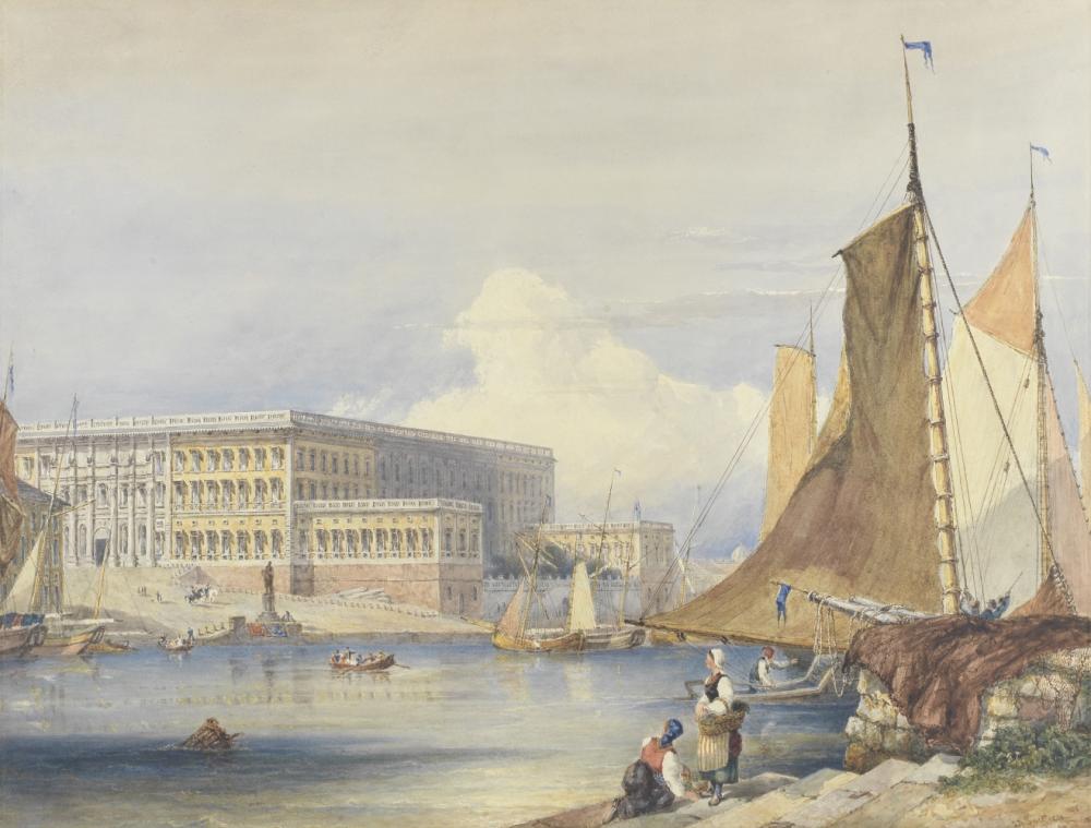 Joseph Murray Ince comparable auction result: joseph murray ince british 1806 1859 the royal palace stockholm