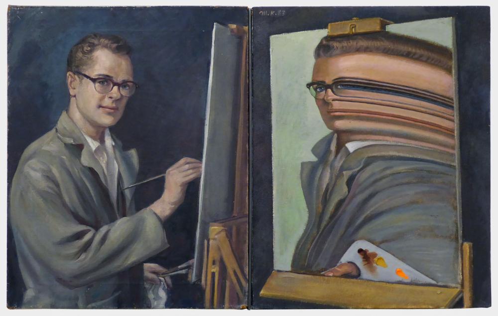 Mati Klarwein comparable auction result: mati klarwein improved painting iii the self portrait of joseph burgess