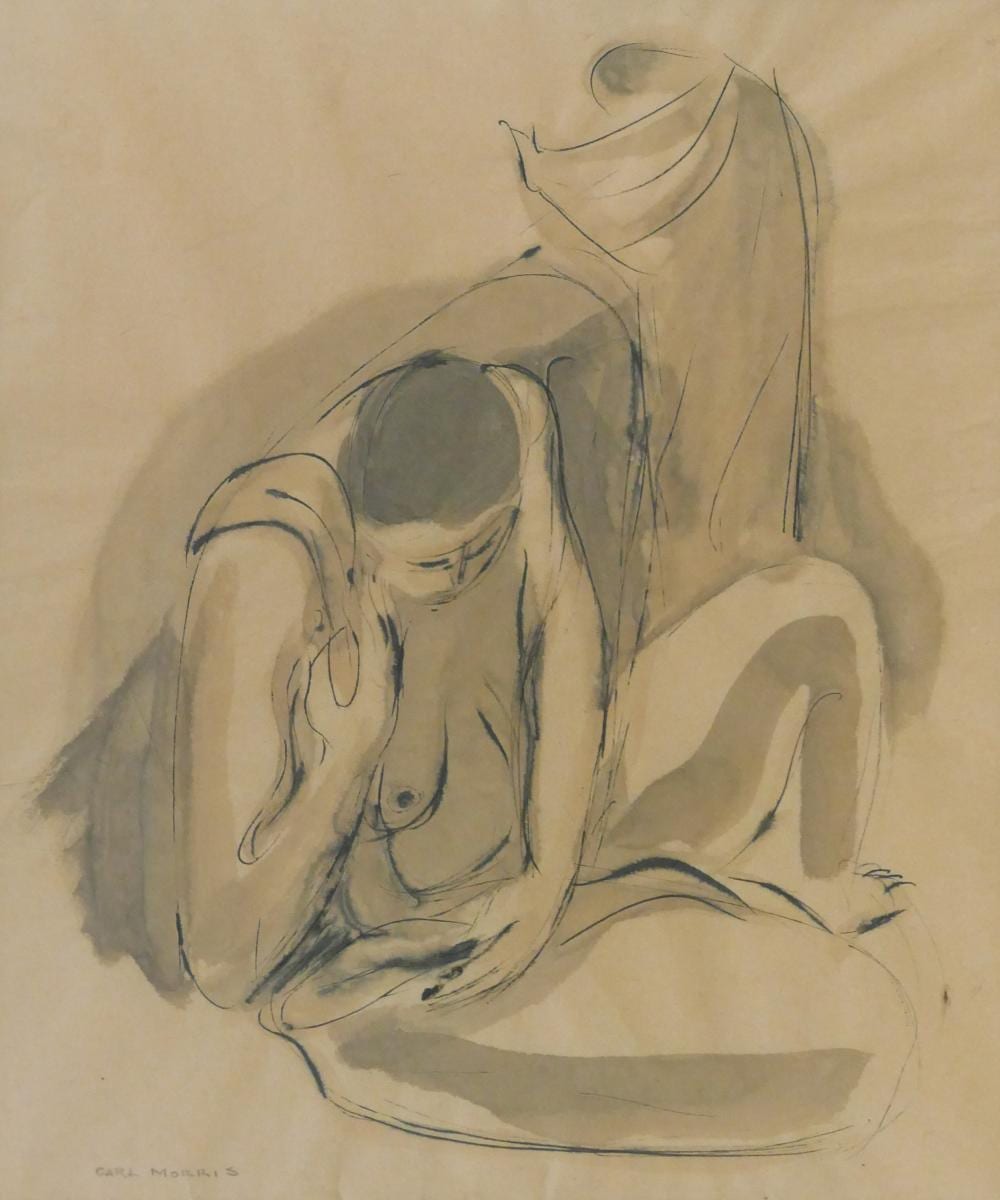 carl morris figure forms 1950 s watercolor · MBA Seattle Auction LLC · 2023-04-20 Carl A. Morris comparable auction result: carl morris figure forms 1950 s watercolor