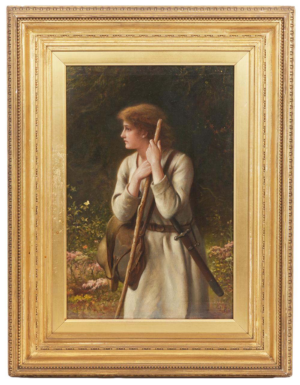 Francis John Wyburd comparable auction result: francis john wyburd young woman painting