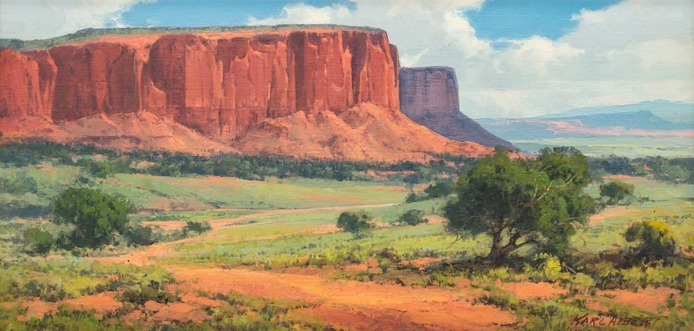 karl albert american 1911 2007 sunny day on the great divide · Hindman · 2023-05-04 Karl Albert comparable auction result: karl albert american 1911 2007 sunny day on the great divide