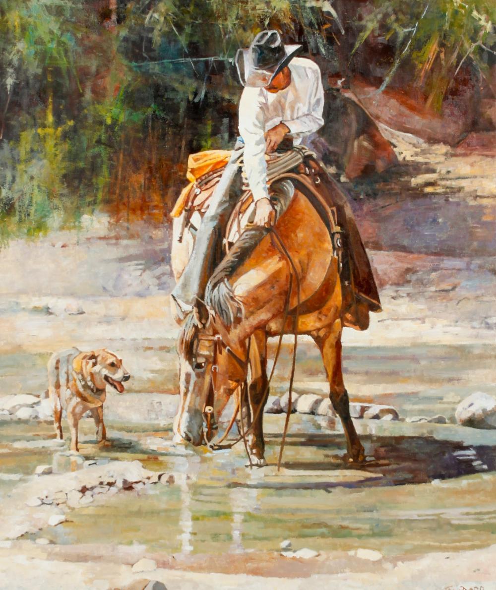 Tom Dorr comparable auction result: tom dorr american b 1950 come on let me drink