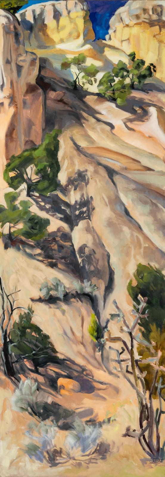 Joellyn Duesberry comparable auction result: joellyn duesberry american 1944 2016 chama triptych 1996