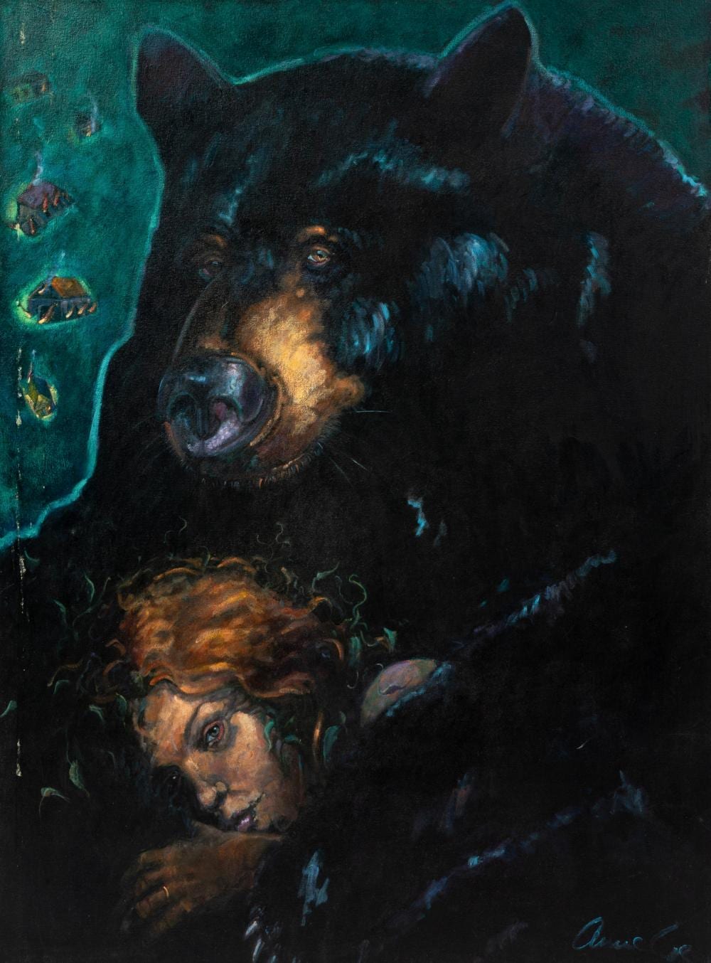 Anne Coe comparable auction result: anne coe american b 1949 grief and transcendence