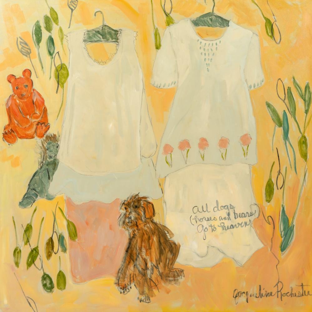 Jacqueline Rochester comparable auction result: jacqueline rochester american 1924 2010 all dogs horses bears go to heaven