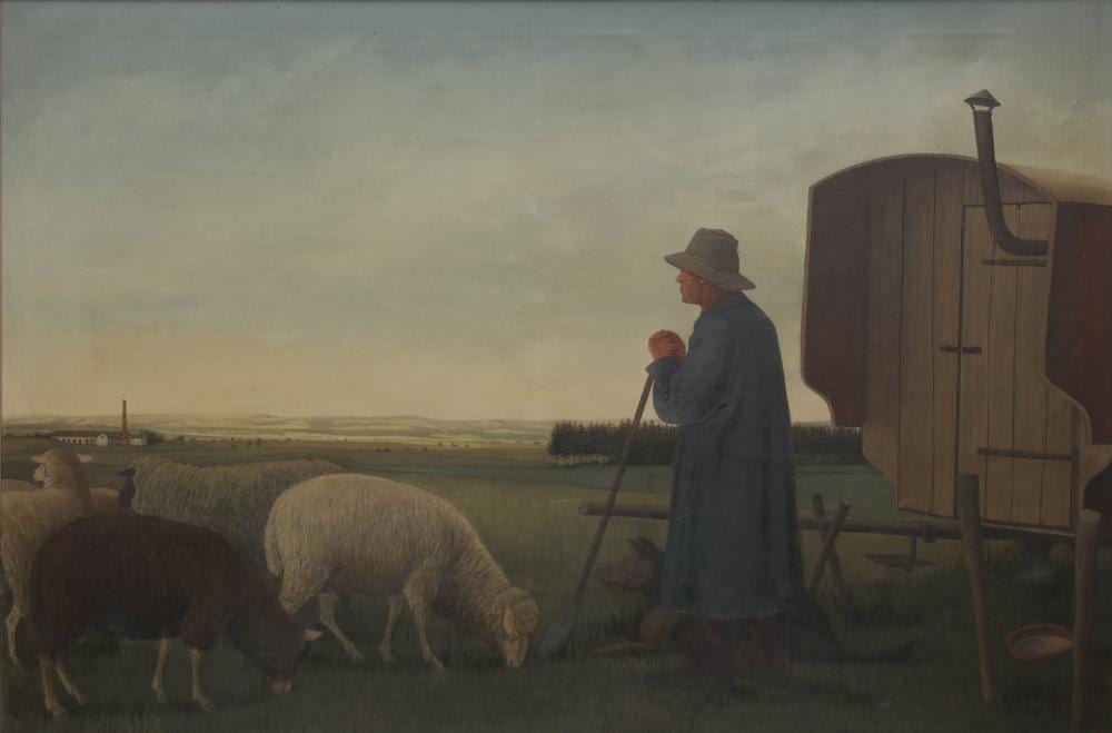 max radler 1904 1971 the shepherd oil on canvas · Pari Auktionen · 2023-04-22 Max Radler comparable auction result: max radler 1904 1971 the shepherd oil on canvas
