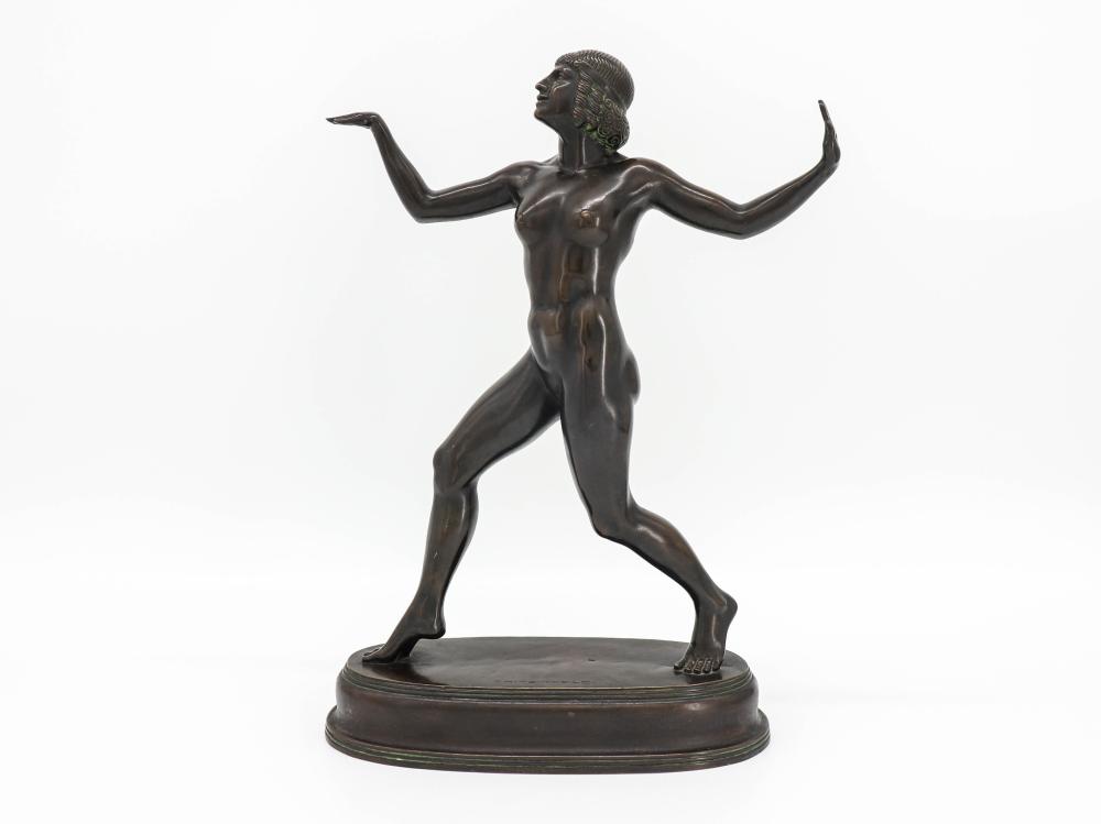 Fritz Koelle comparable auction result: fritz koelle 1895 1953 bronze egyptian dancer c 1920