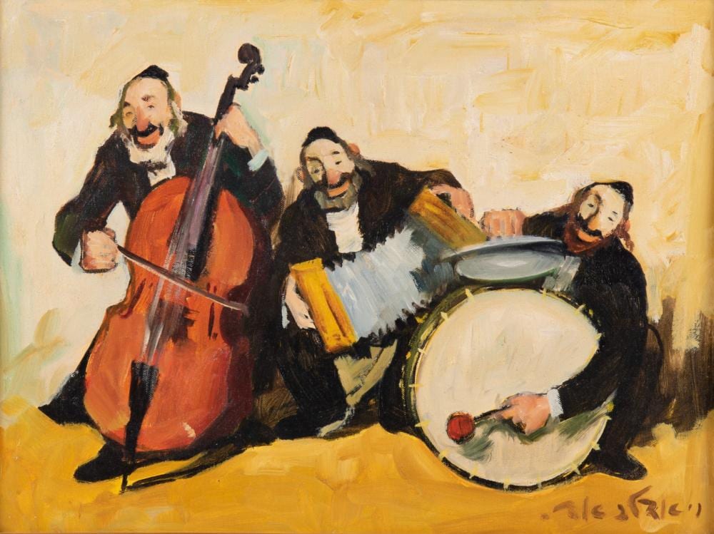 adolf adi adler israel 1917 1996 musicians oil on canvas · Link Auction Galleries · 2023-04-22 Adolf Wertmüller comparable auction result: adolf adi adler israel 1917 1996 musicians oil on canvas