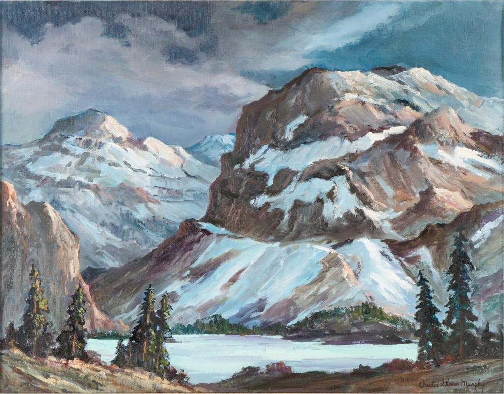 Chester Glenn Murphy comparable auction result: chester glenn murphy 1907 1997 snowy mountains