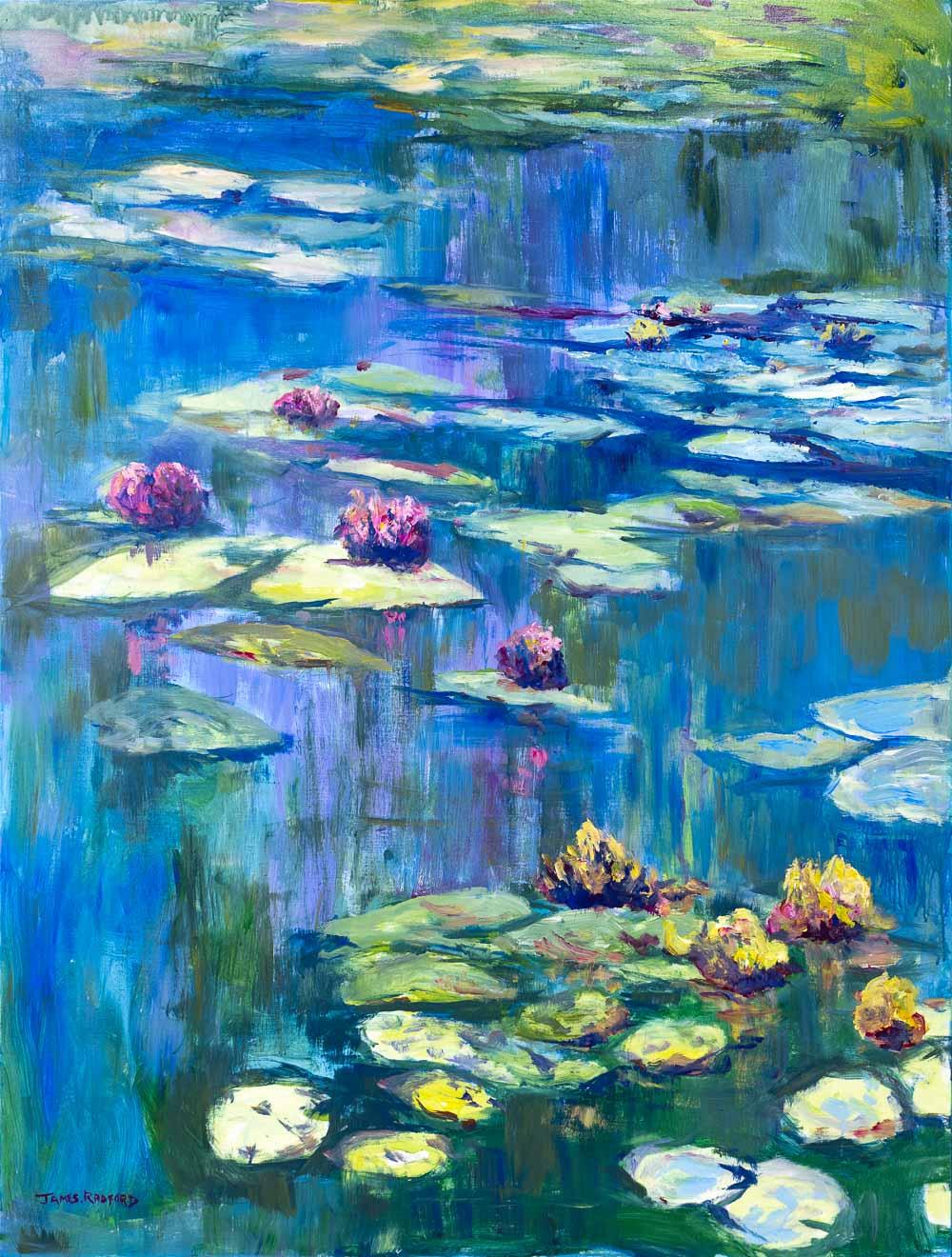 James Radford comparable auction result: james radford the lily pond