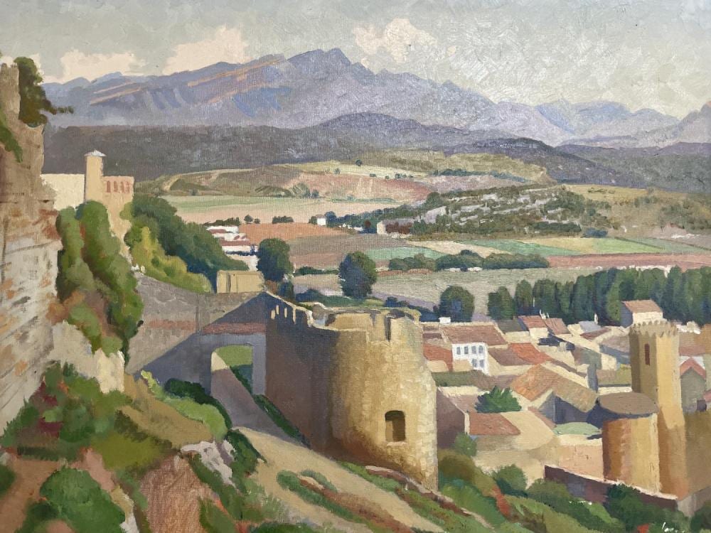 Douglas Dundas comparable auction result: douglas dundas 1900 1981 spanish landscape girona