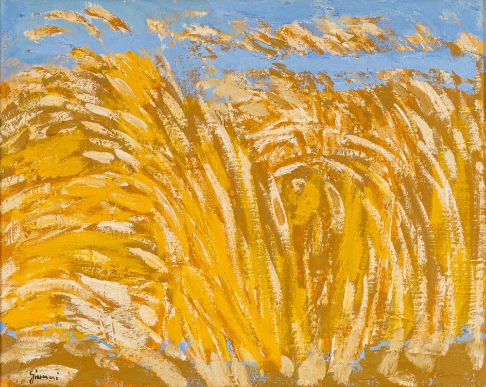 Piero Giunni comparable auction result: piero giunni il vento fra le spighe