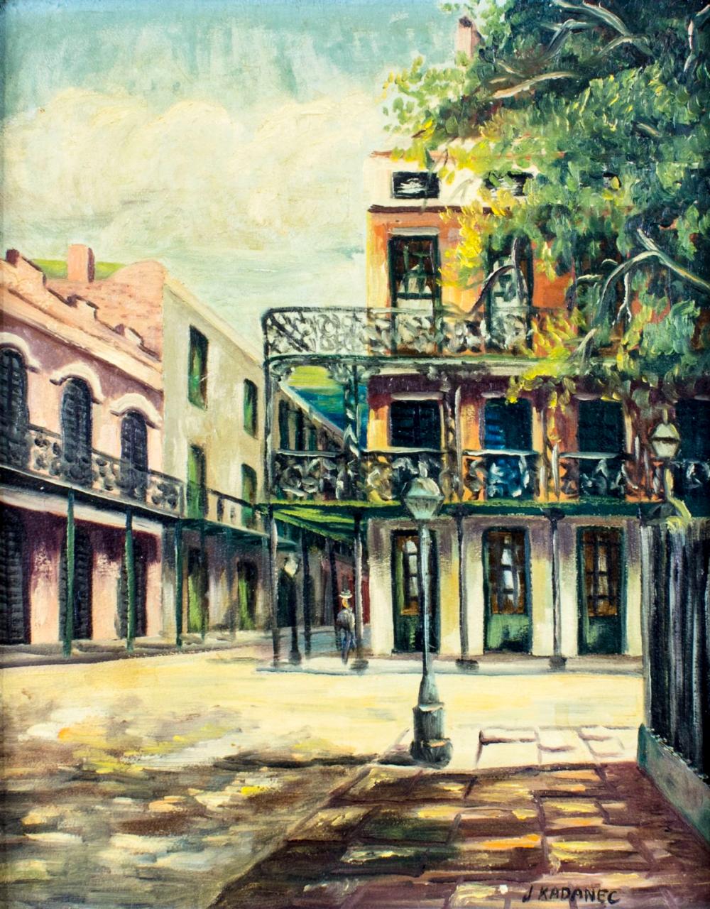 Joseph Kadanec comparable auction result: joseph kadanec la 1898 1967 oil painting