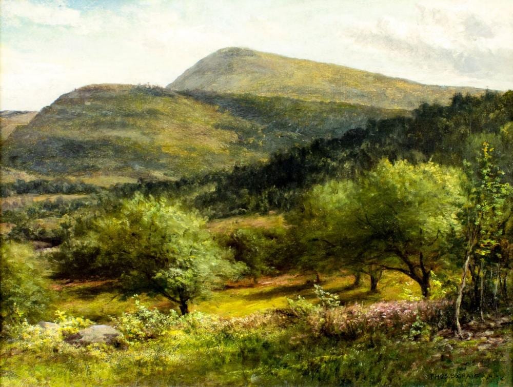Tom Craig comparable auction result: thomas craig pa ny 1849 1924 oil painting antique
