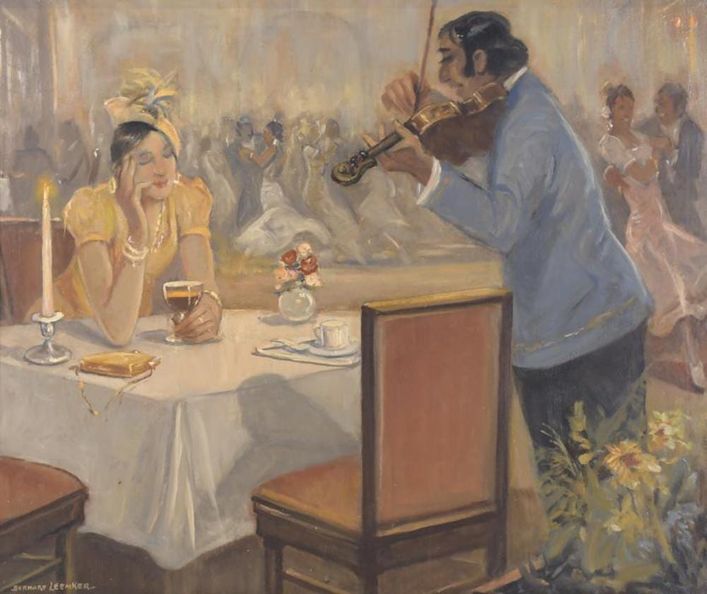 Bernard Leemker comparable auction result: bernard leemker 1899 1990 dance