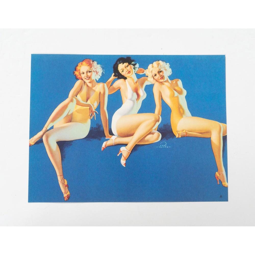 Earl Moran comparable auction result: earl moran american 1893 1984 fine art print