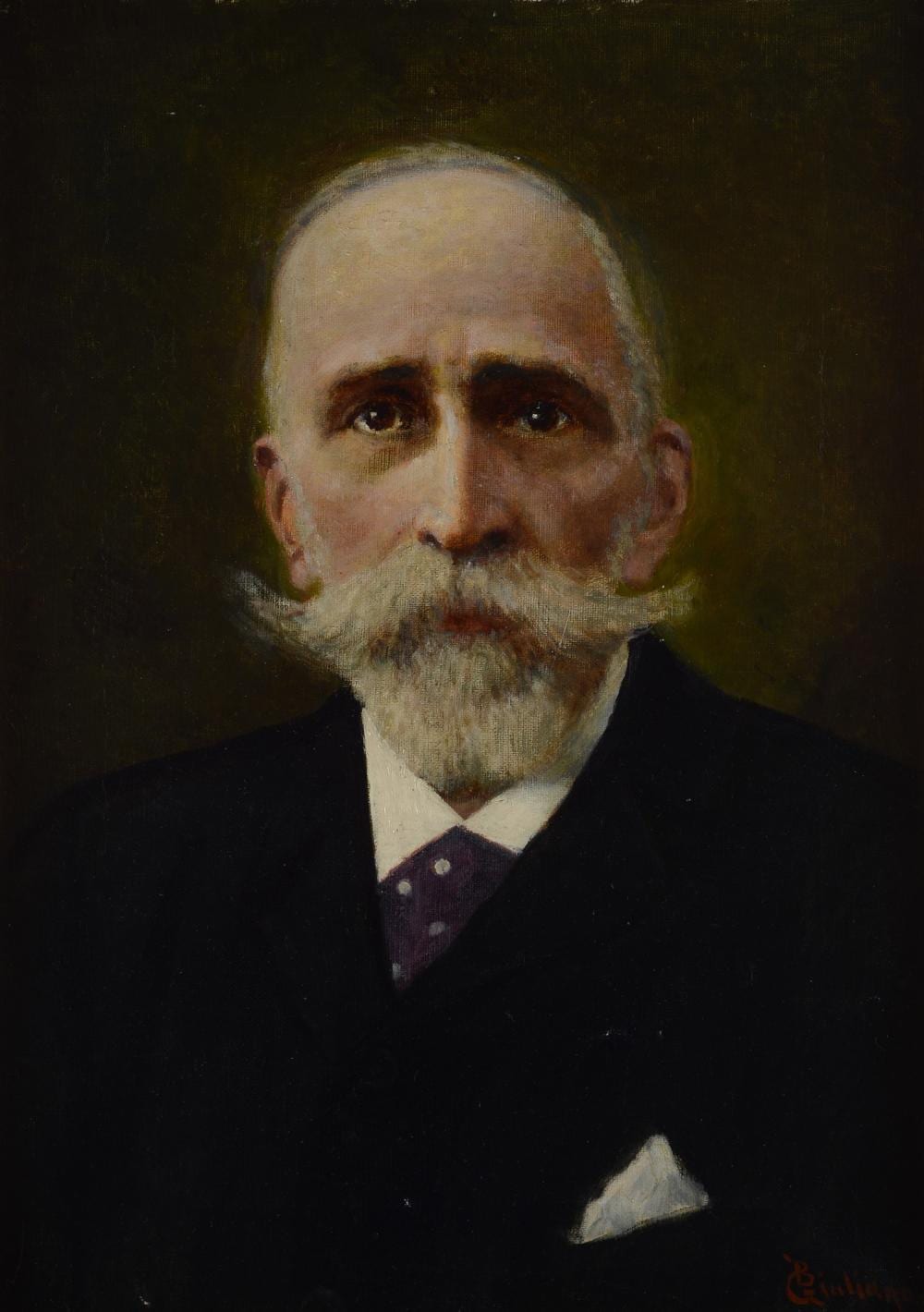 Bartolommeo Giuliano comparable auction result: bartolomeo giuliano susa 1825 milano 1909 autoritratto