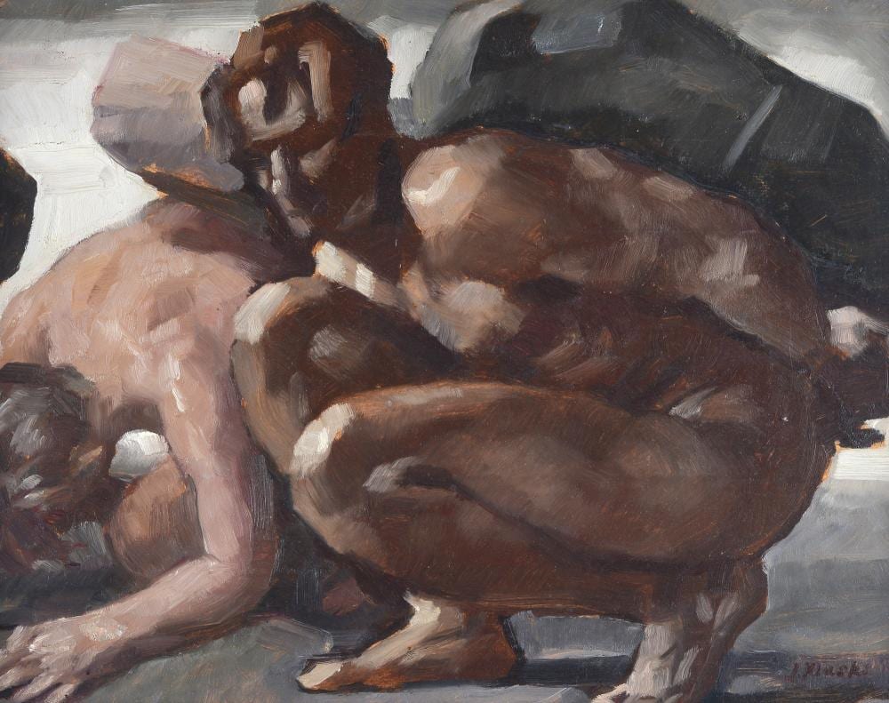 Johann Kluska comparable auction result: johann kluska berlino 1904 berlino 1973 allegoria dantesca