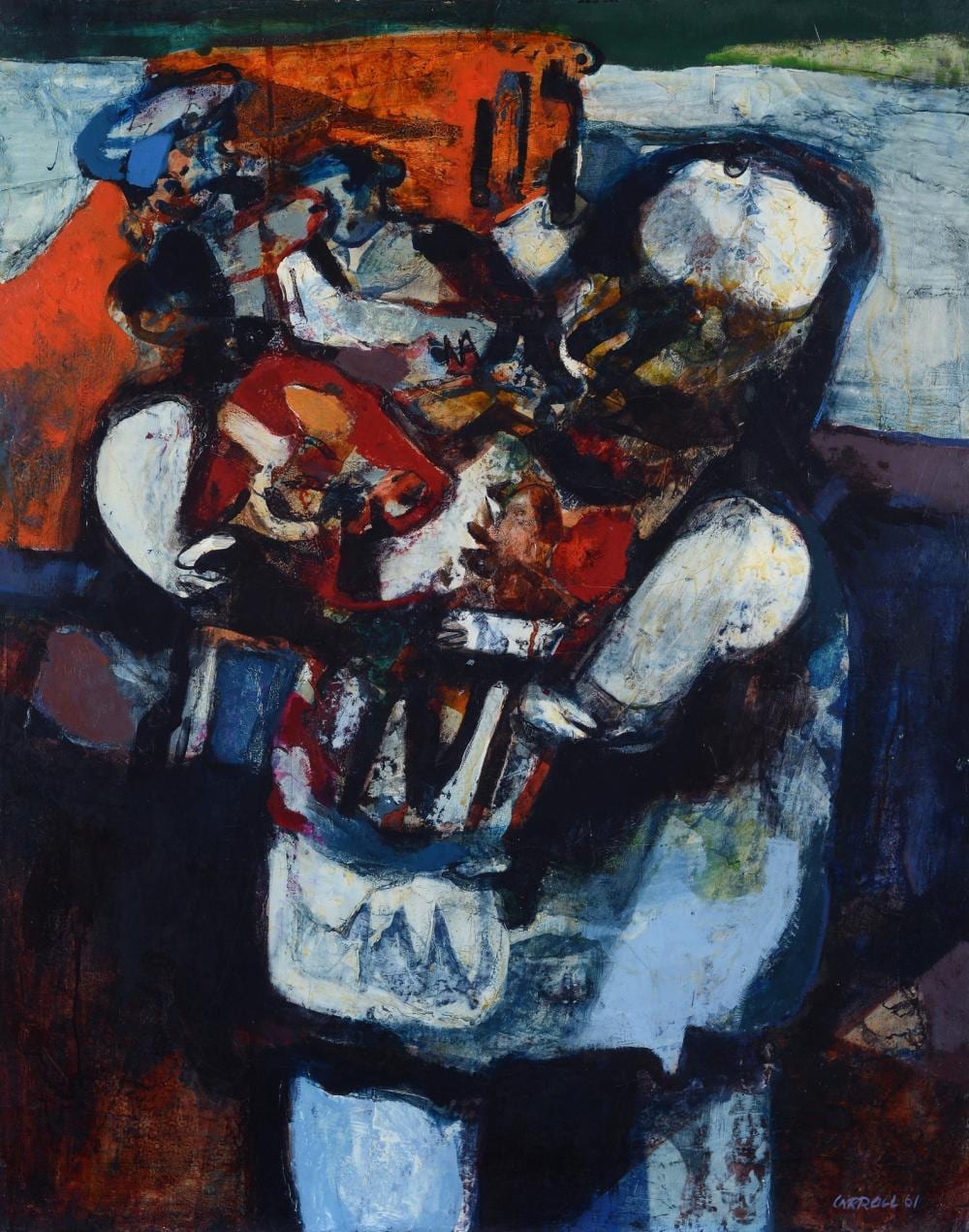 Robert Carroll comparable auction result: robert carroll painesville 1934 poveromo 2016 senza titolo 1961