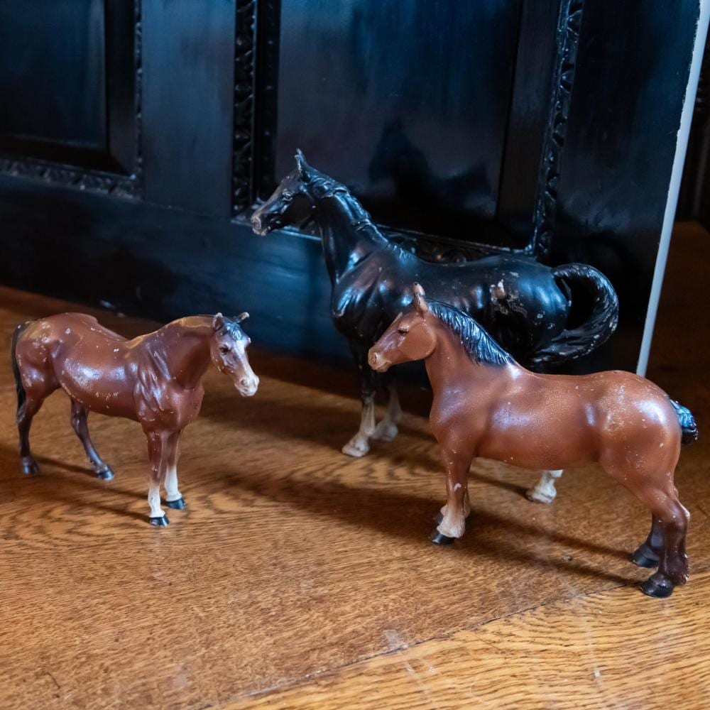 Group of Three Cast Iron Horse Form Door Stops sold by STAIR, lot 568 — auction record photograph