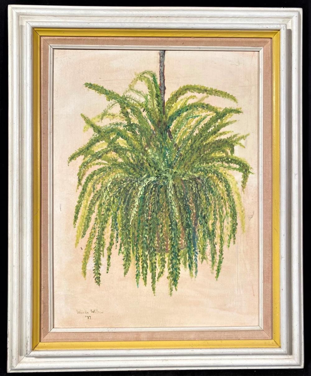 Wanda Wilson comparable auction result: wanda wilson original still life oil on canvas 26in x 31in