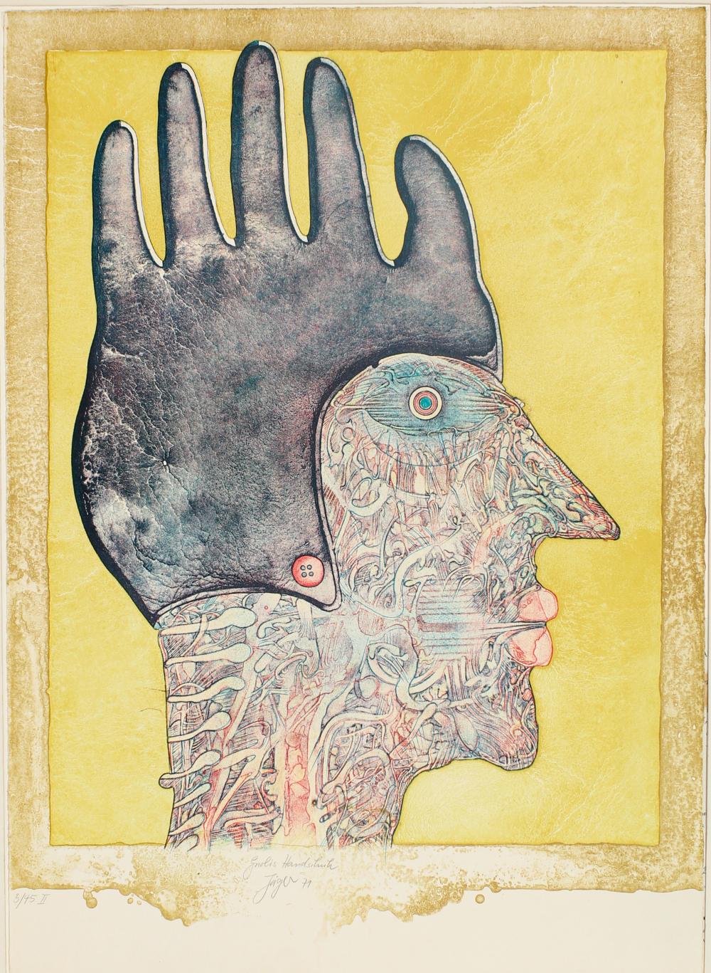 Bernhard Jager comparable auction result: bernhard jager german b 1935 gnolis handschuh