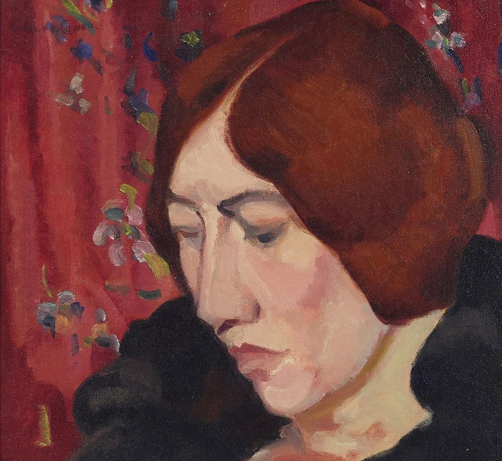 Rinaldo Cuneo comparable auction result: rinaldo cuneo 1877 1939 profile of a woman 11 x 12 in framed 17 x 18 in