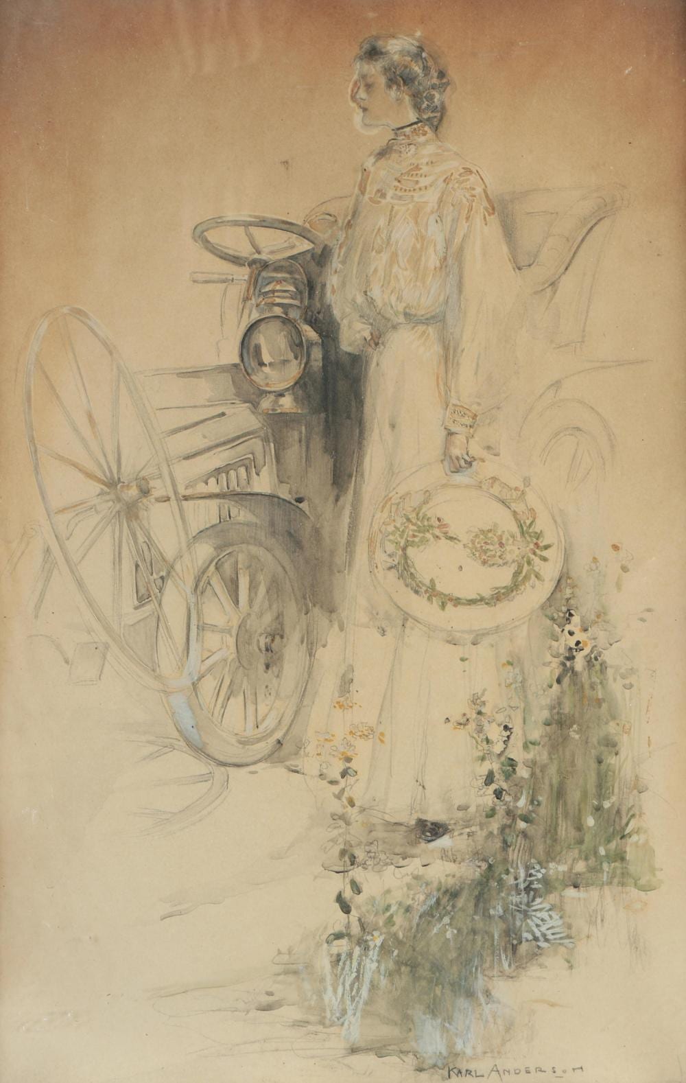 Karl Anderson comparable auction result: karl anderson 1874 1956 the pioneering spirit