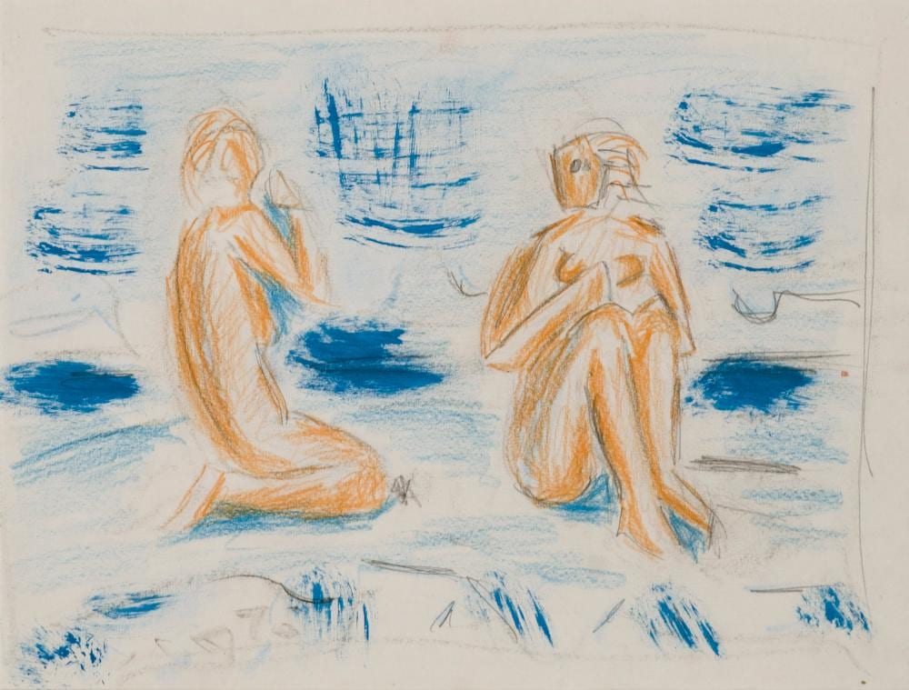 Pere Gastó Vilanova comparable auction result: pedro spent laying on the beach