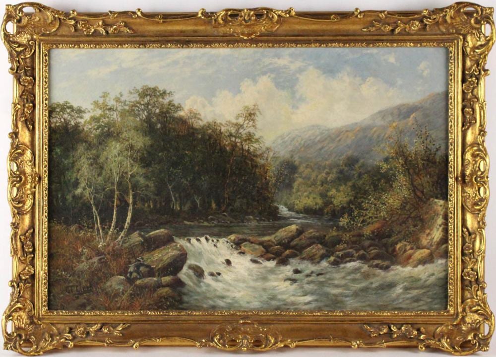 Octavius T. Clark comparable auction result: octavius thomas clark hunter and rushing stream