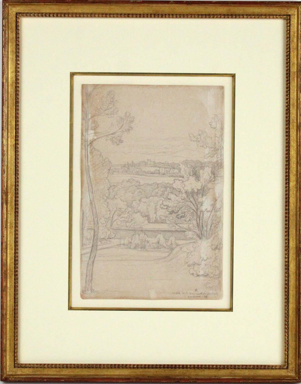 Theodore Caruelle d'Aligny comparable auction result: theodore caruelle d aligny maisonette d ecully