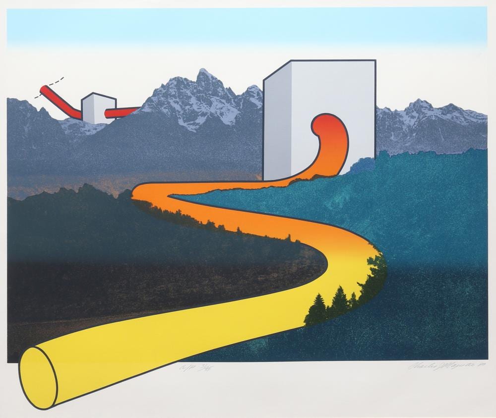 Charles Magistro comparable auction result: charles magistro valley hose screenprint